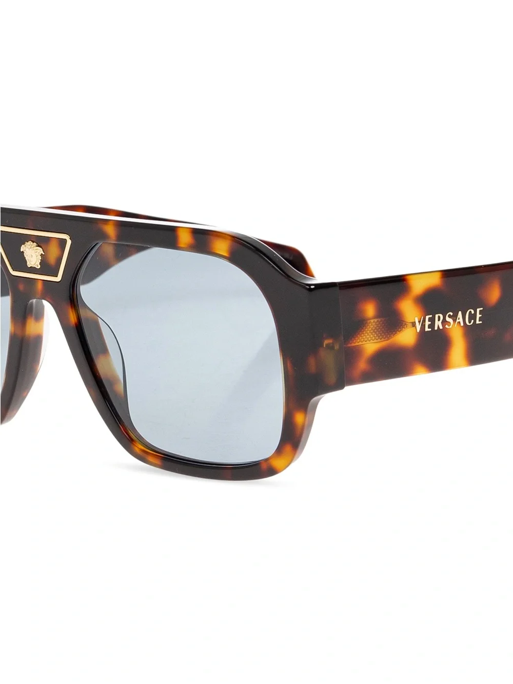 New Versace VE4508U 553780 Sunglasses with Teal Lenses Authentic